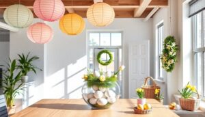 easter themed workspace decorations ideas