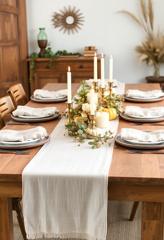 eco friendly thanksgiving table decor