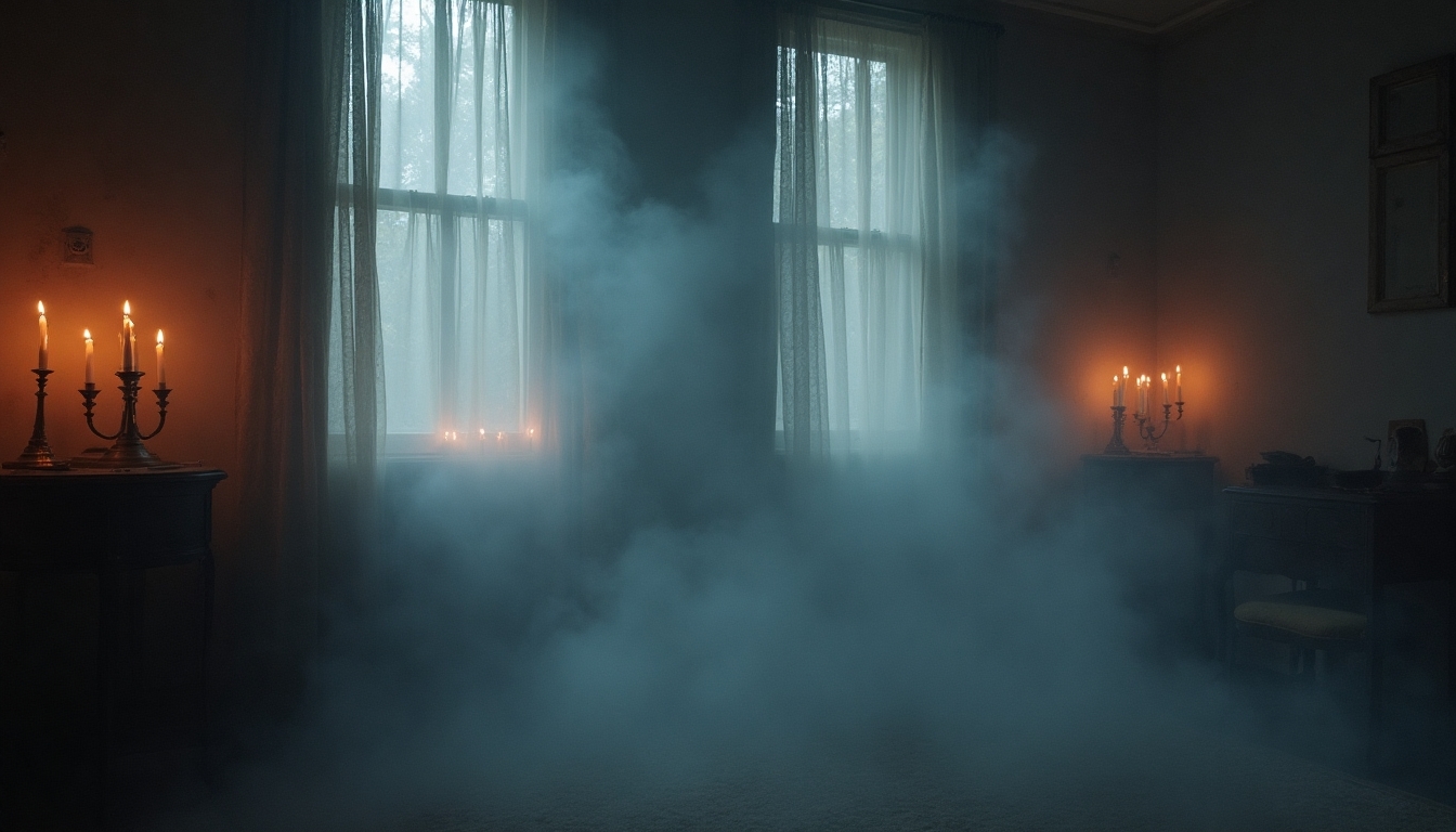 eerie fog and sounds