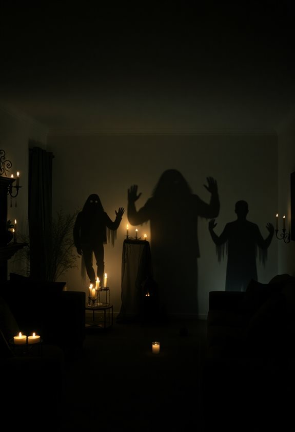 eerie silhouettes for ambiance