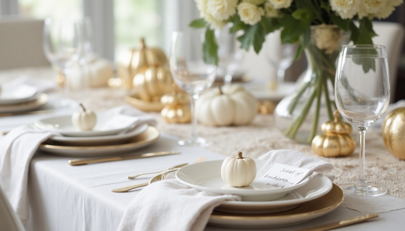 elegant personalized place settings