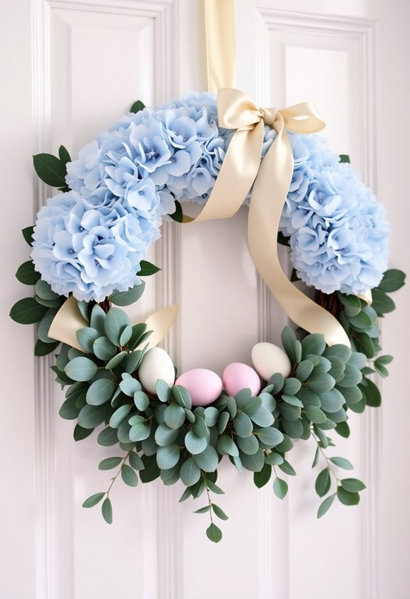 elegant spring door decor