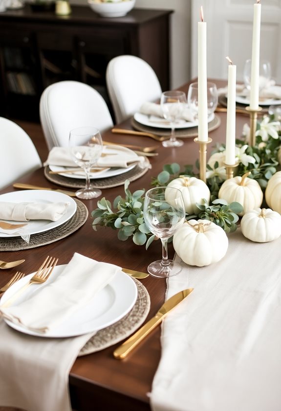 elegant thanksgiving table settings