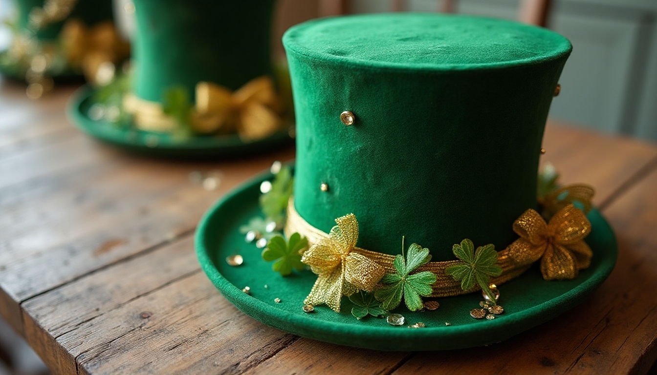 embellish leprechaun hat centerpiece