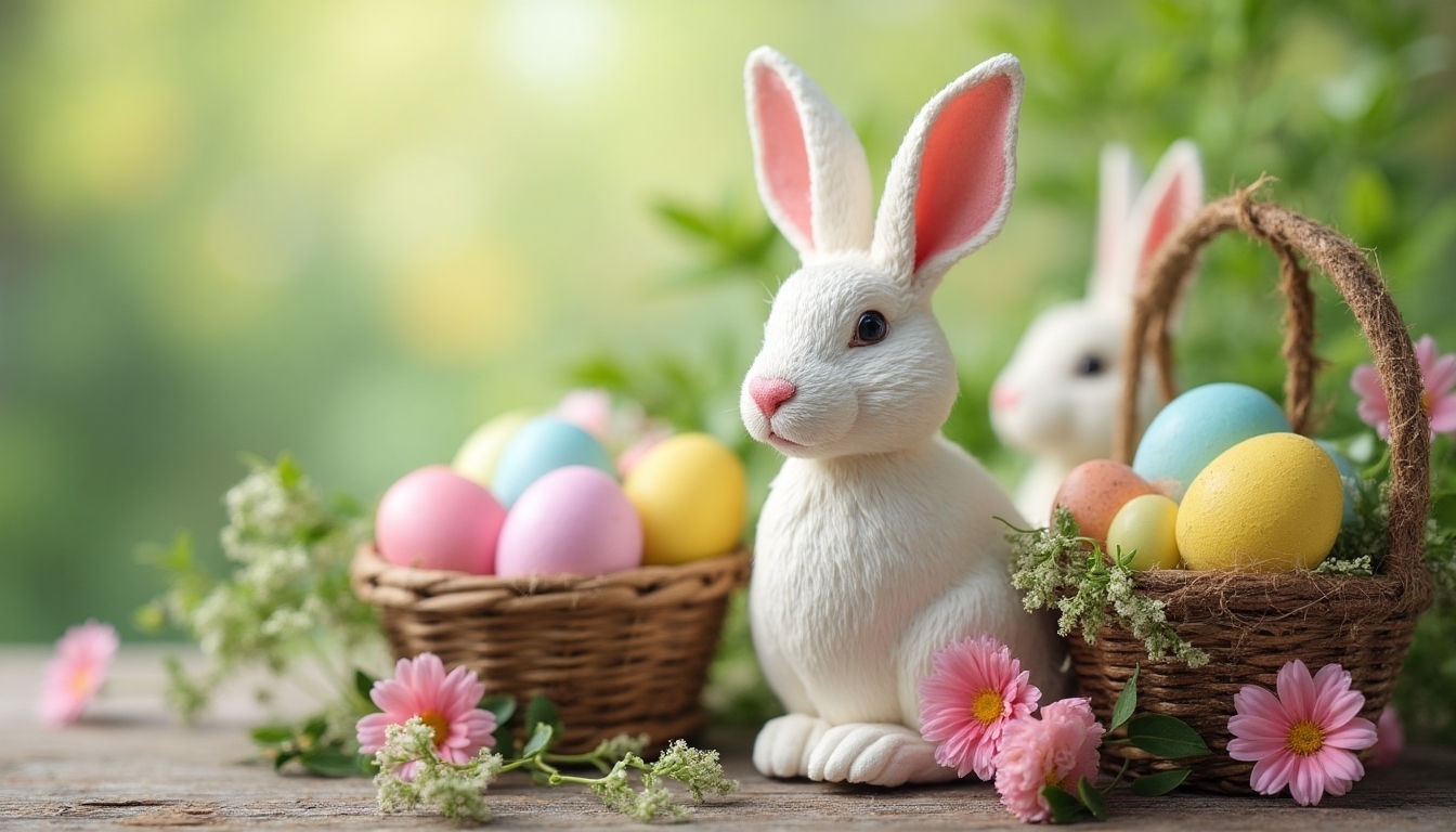 enchanting easter bunny arrangements