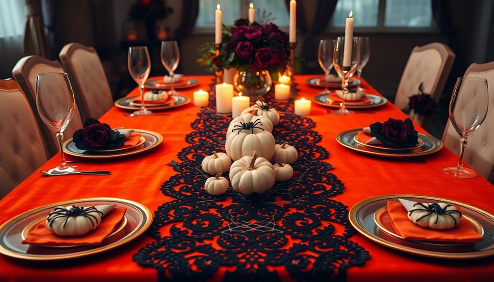 enchanting halloween table decor