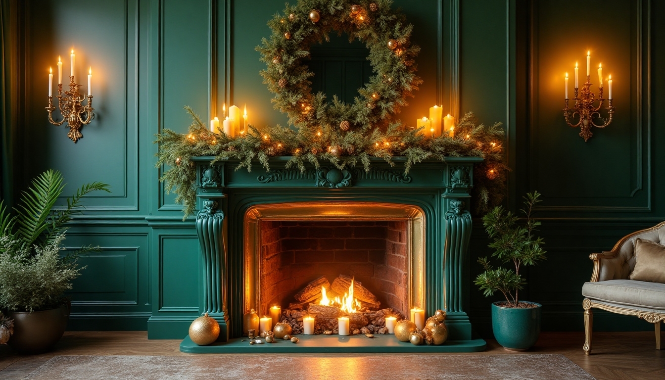 enchanting mantel lighting ideas