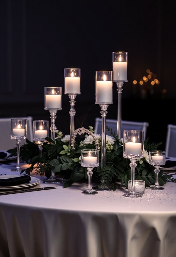 enchanting moonlit centerpiece decor