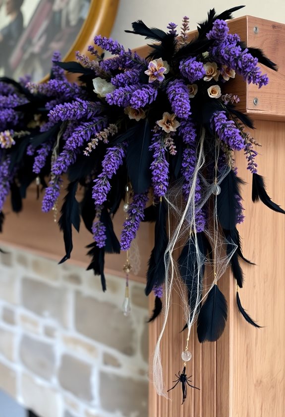 enchanting natural garland creation