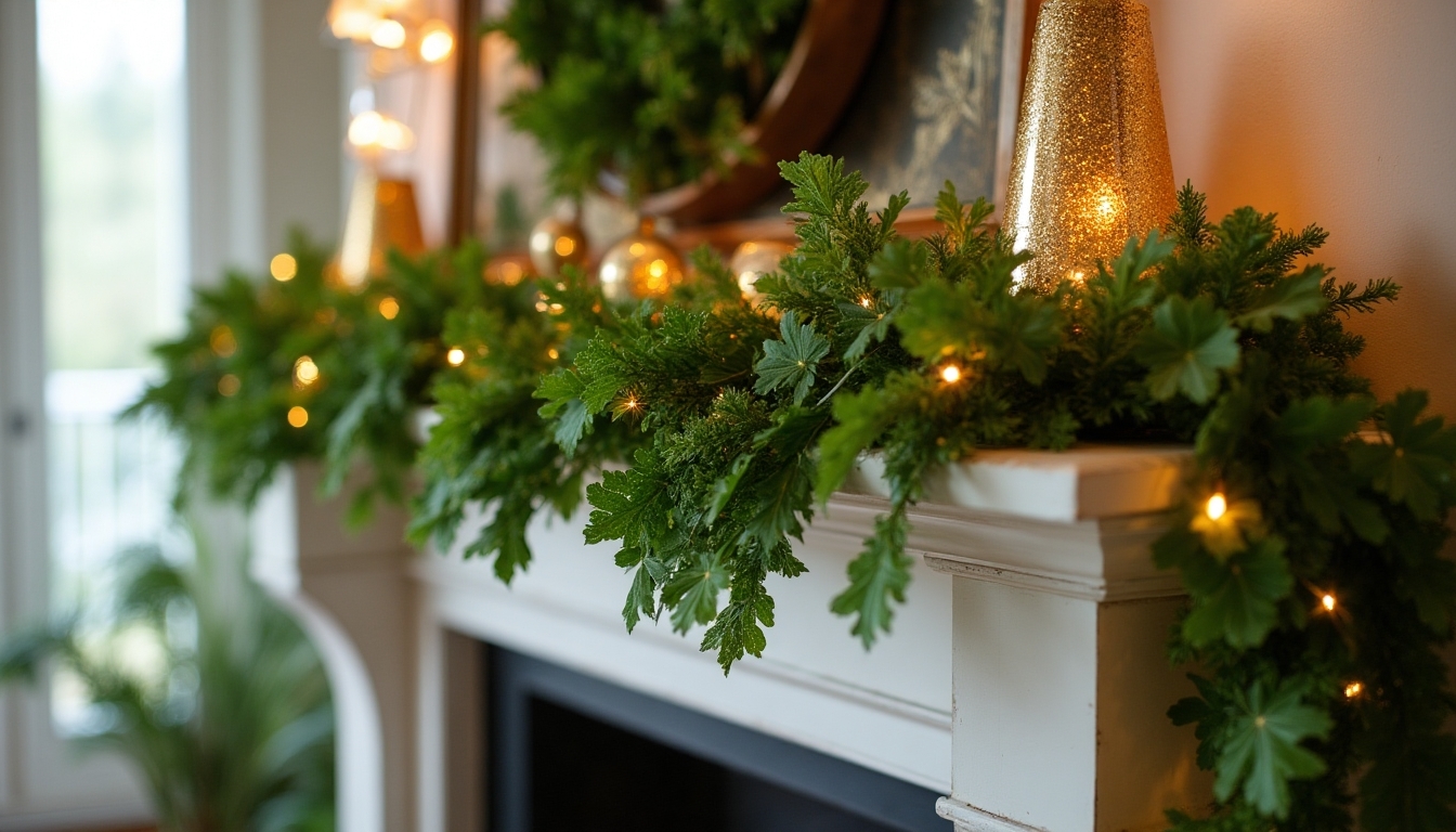 enchanting shamrock garland display