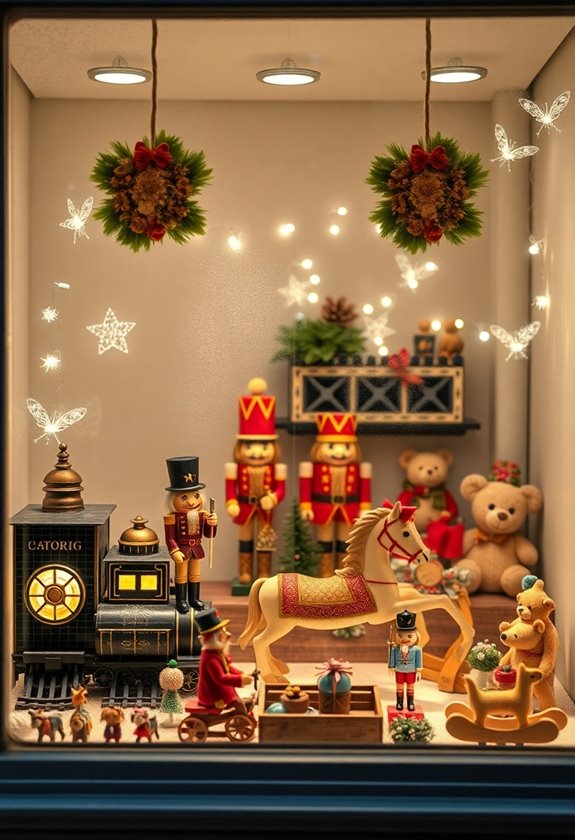 enchanting vintage toy displays