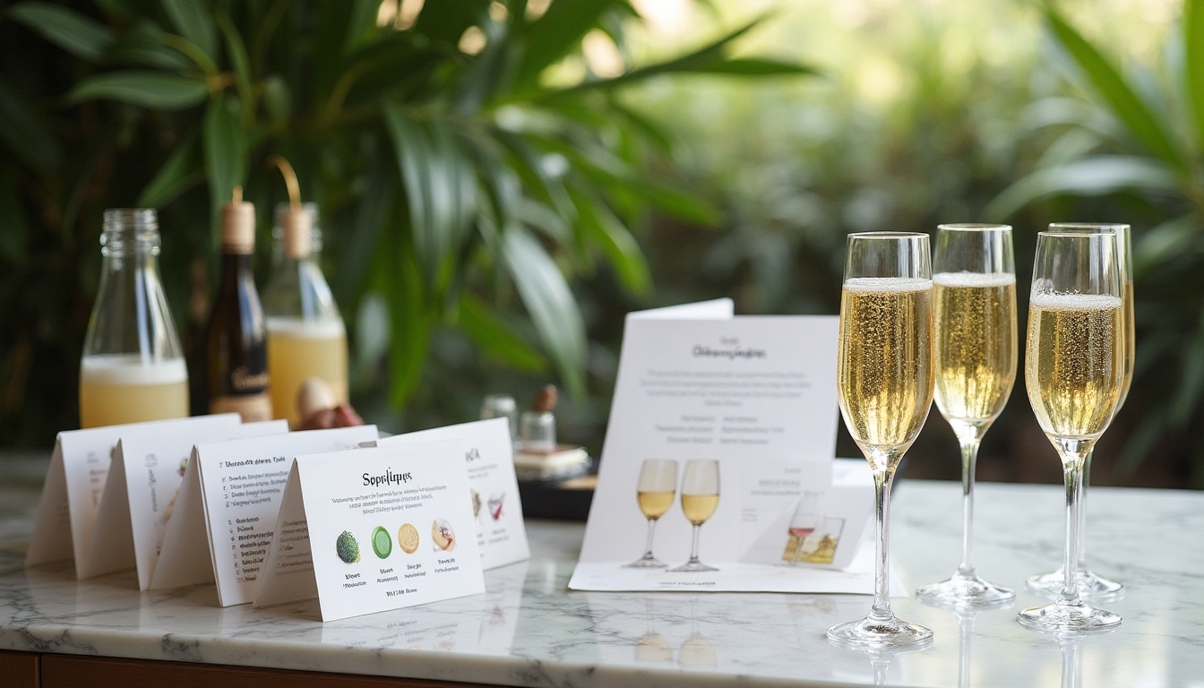engaging champagne tasting experience