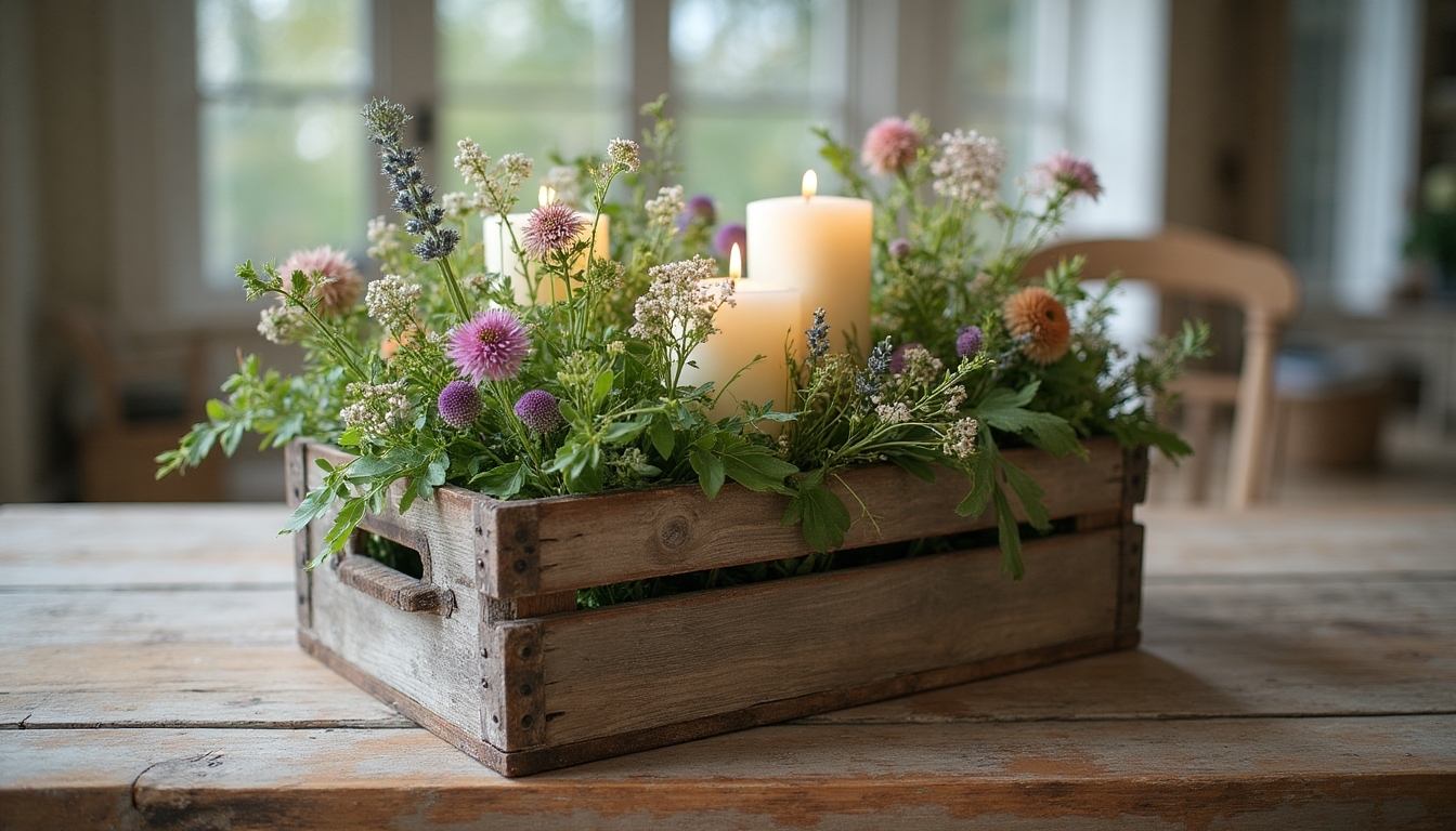 farmhouse centerpiece decoration ideas