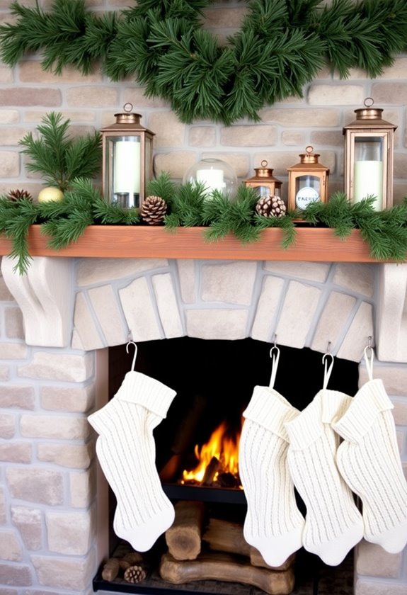 farmhouse christmas mantel projects