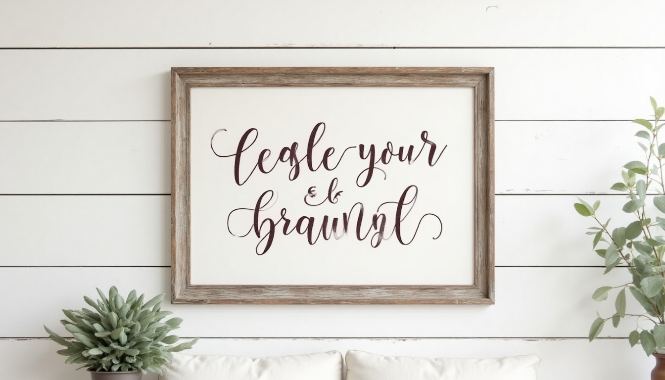 farmhouse easter typography art