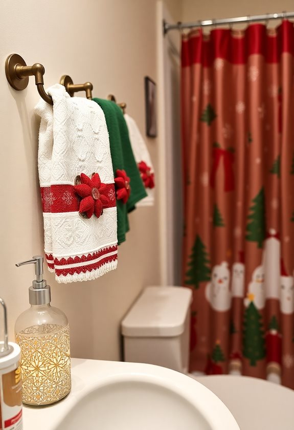festive bathroom decor ideas