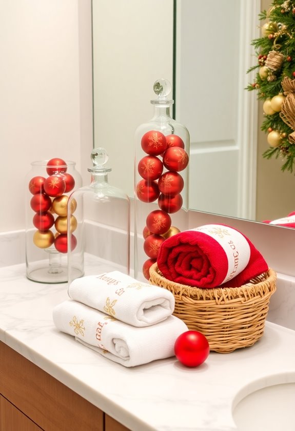 festive bathroom storage ideas
