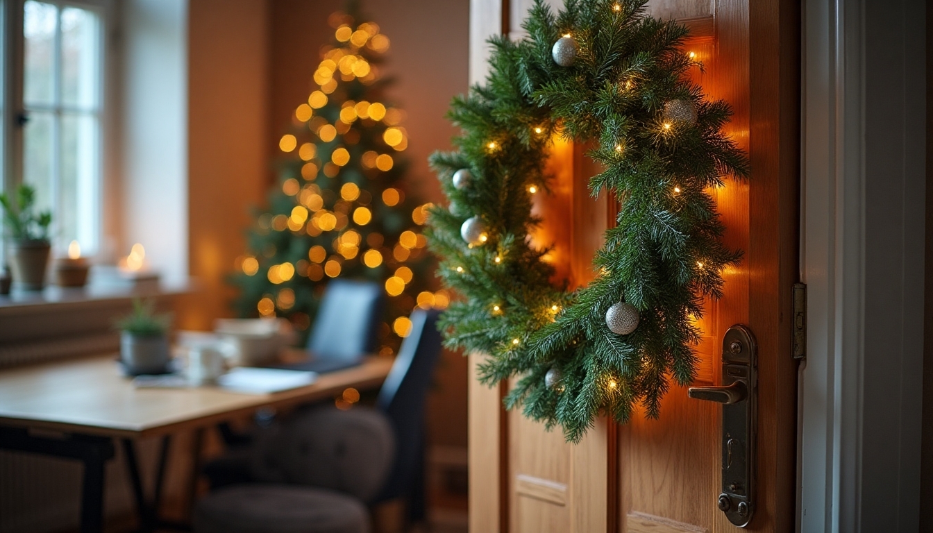 festive door decorations ideas