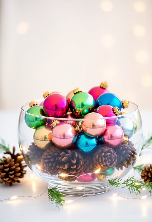 festive holiday centerpiece display