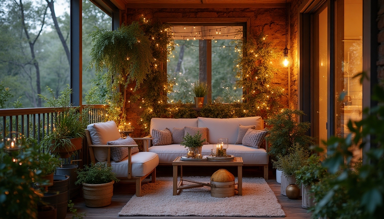 festive small balcony solutions