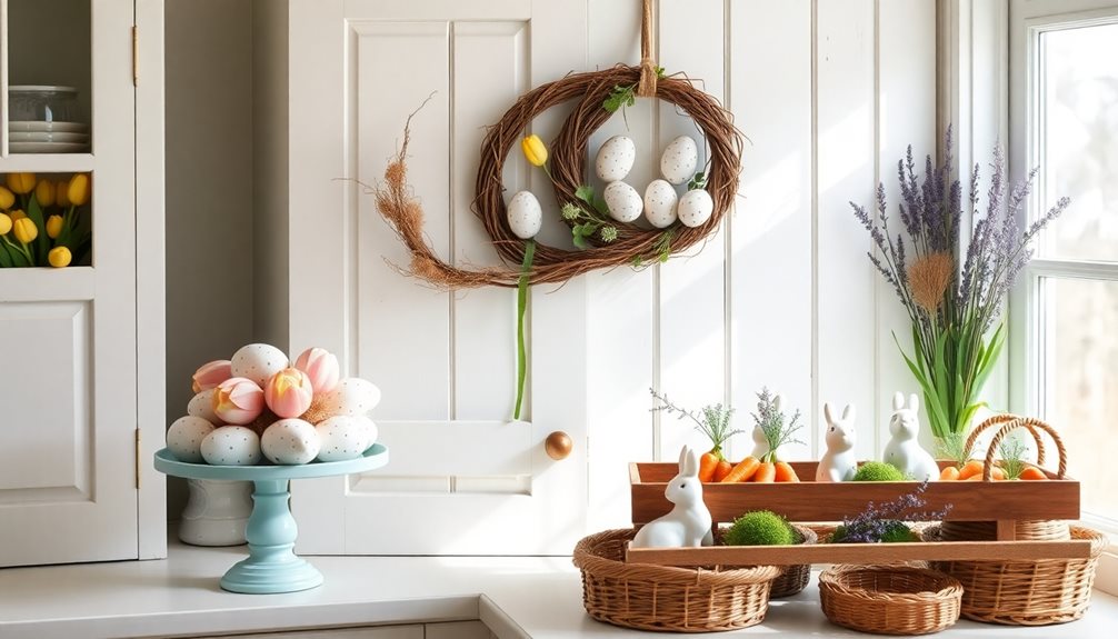 festive spring kitchen decor