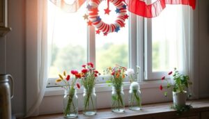 fourth of july window decor
