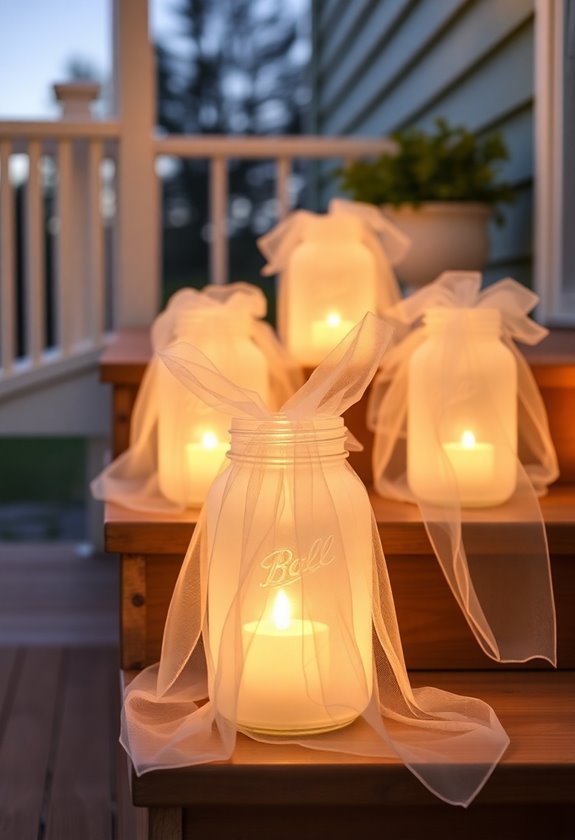 ghostly mason jar luminaries