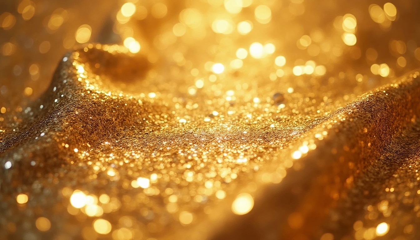 glamorous gold sequin backdrop