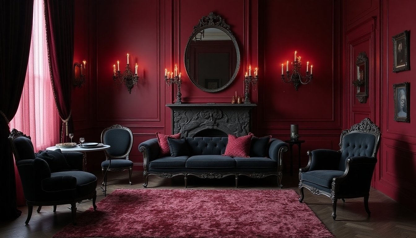 gothic rich color textures