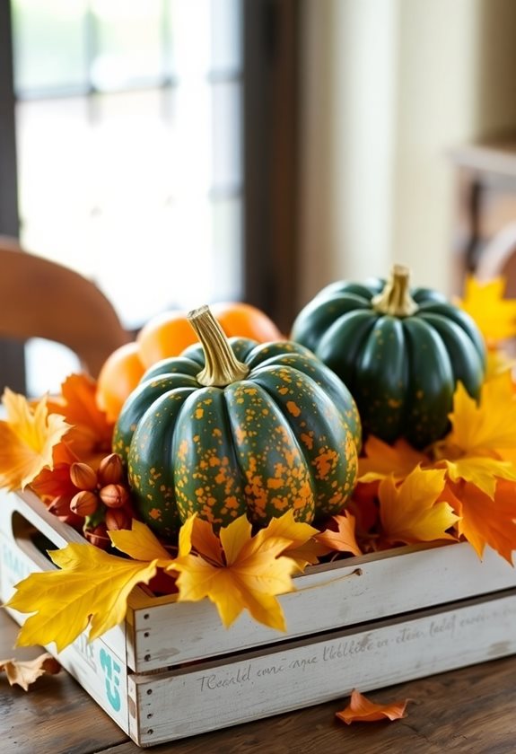gourd accents for fall decor