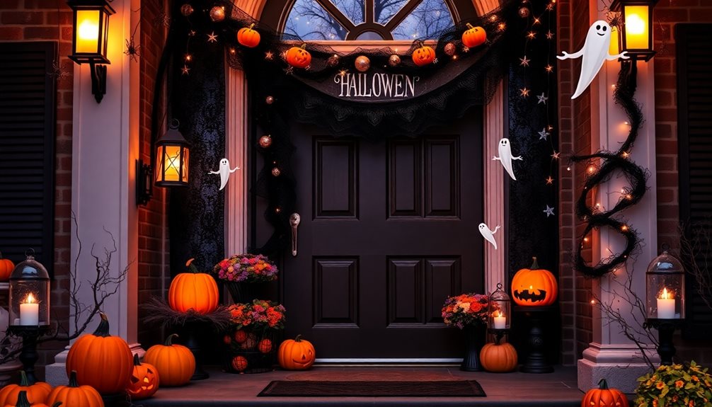 halloween front door decorations