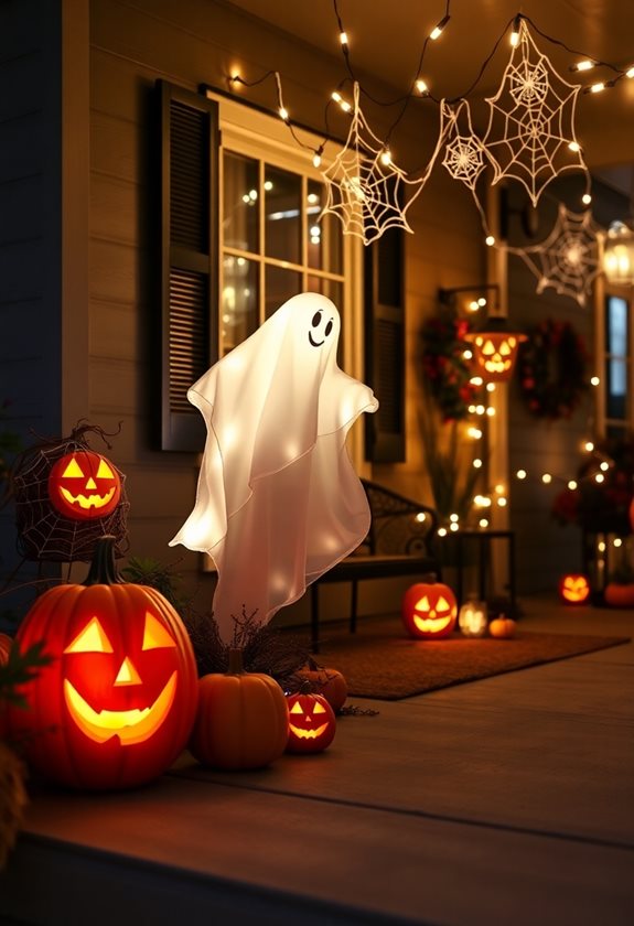 halloween themed light decorations
