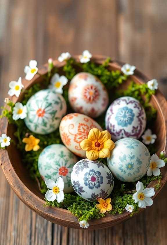 handmade egg decor ideas