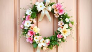 handmade floral easter wreaths