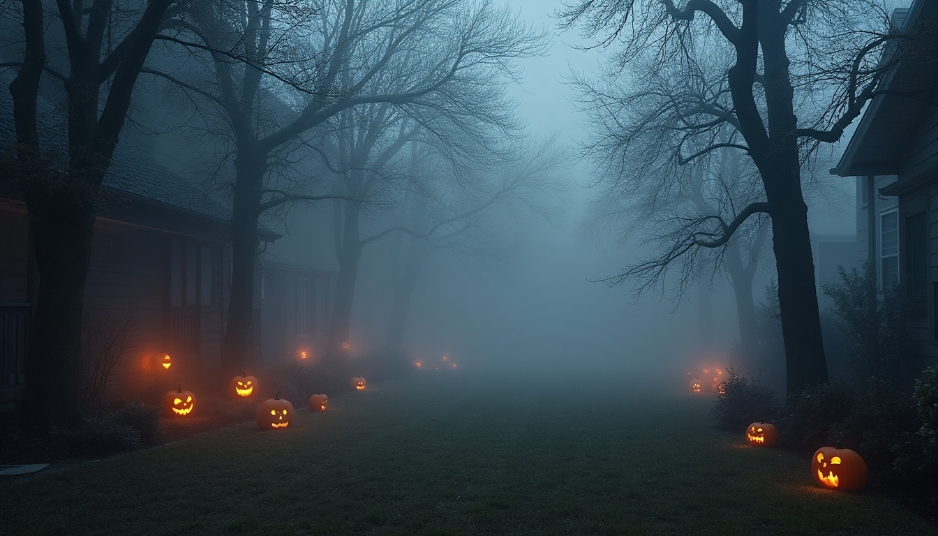 haunted yard fog effects