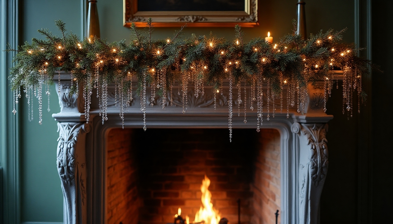 hauntingly beautiful crystal swag