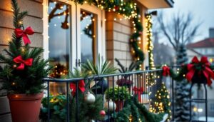 holiday balcony decoration ideas