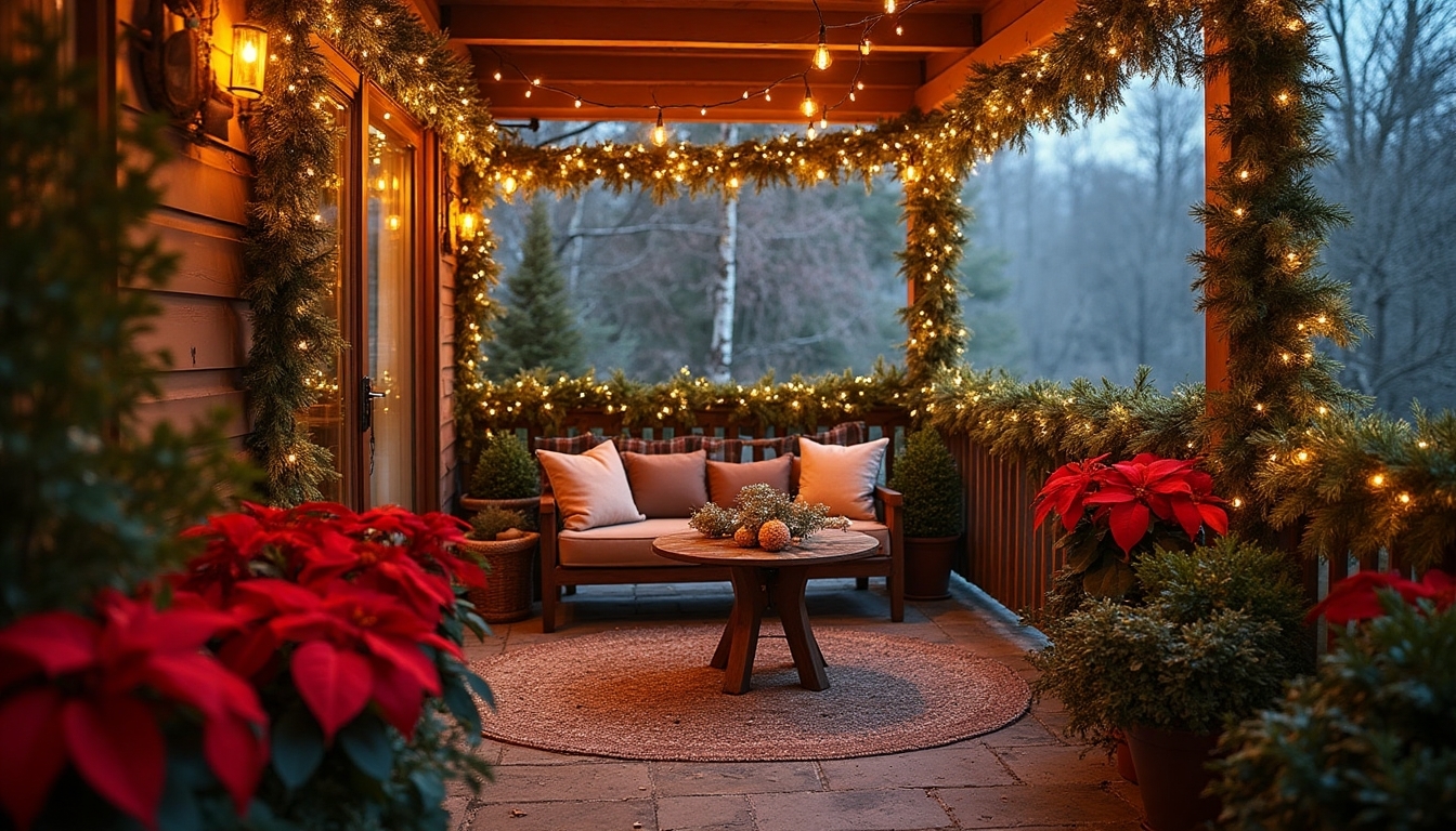 holiday balcony display maintenance