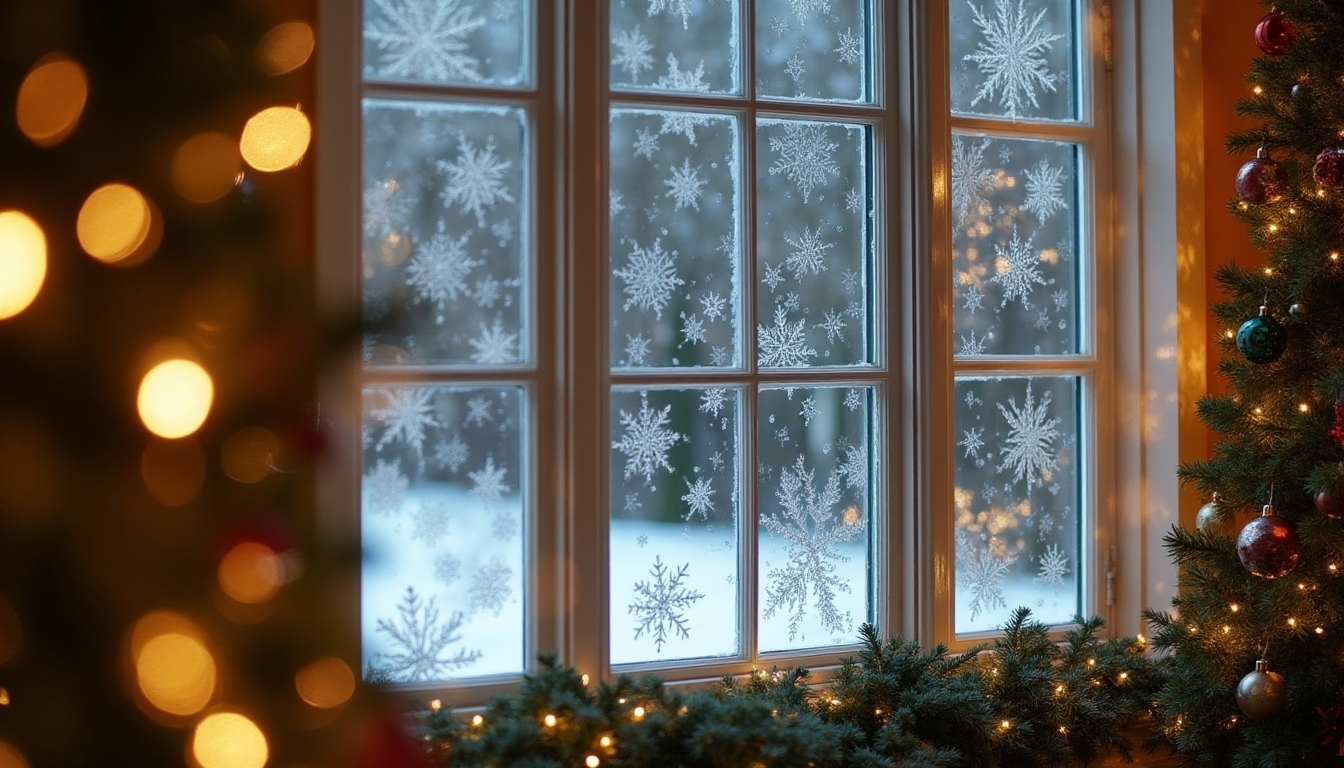 holiday window decoration ideas