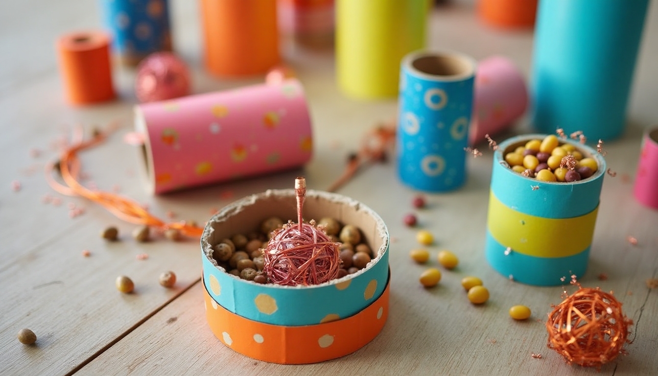 homemade festive noisemakers ideas