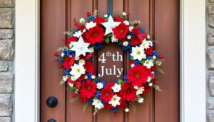 independence day door wreaths