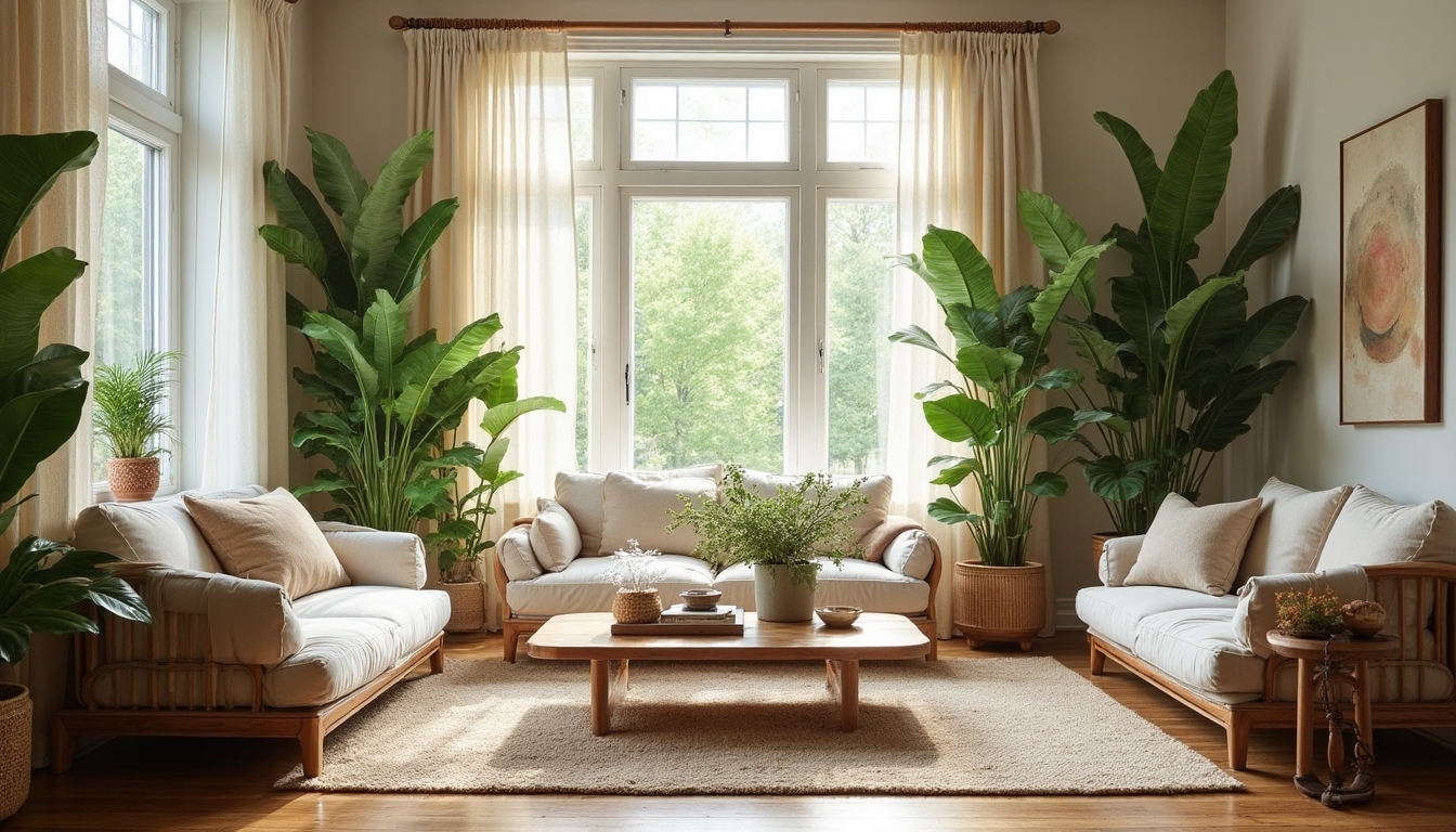indoor plants and textures
