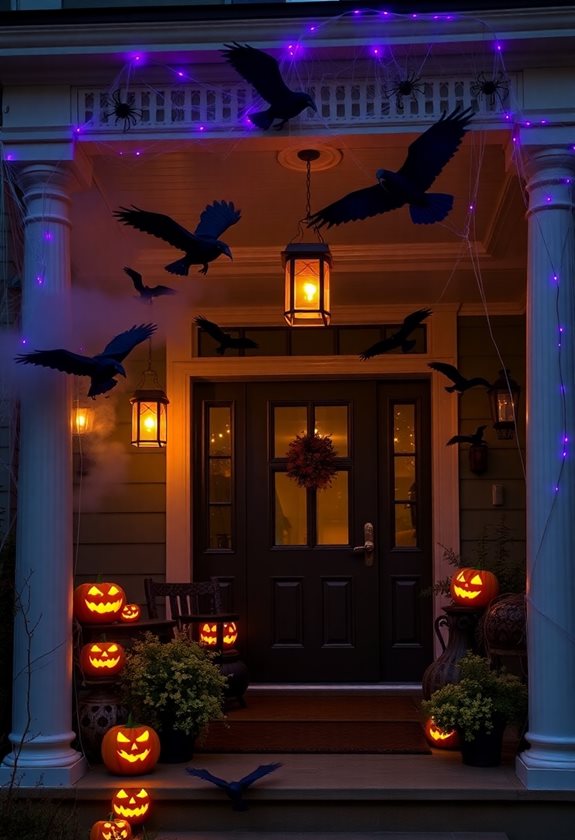 interactive halloween porch experience