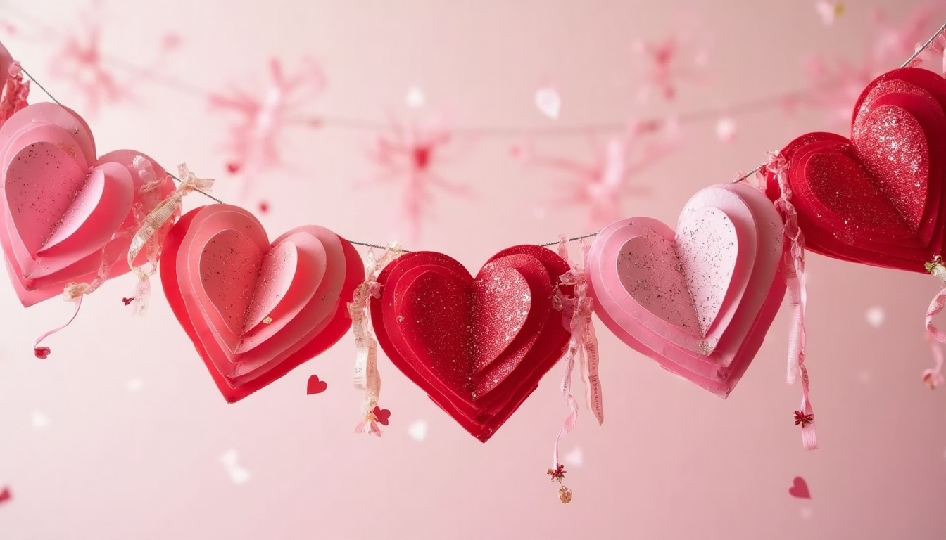 layered hearts for dimension