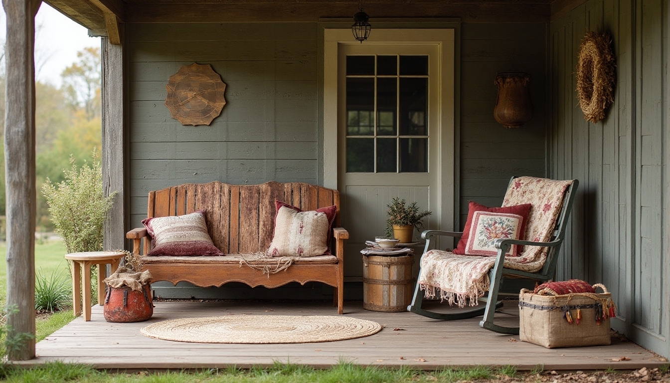 layered vintage quilts cozy