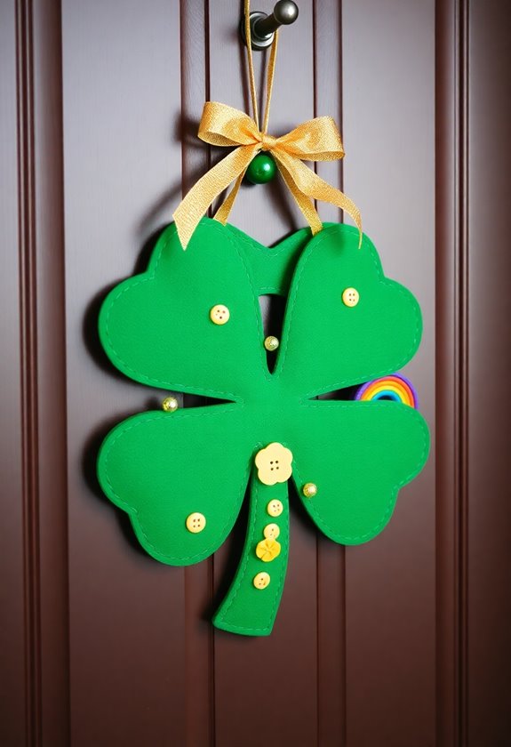 leprechaun door hanger crafts