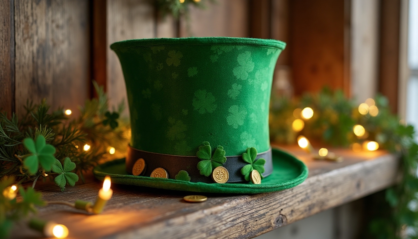 leprechaun hat centerpiece tutorial