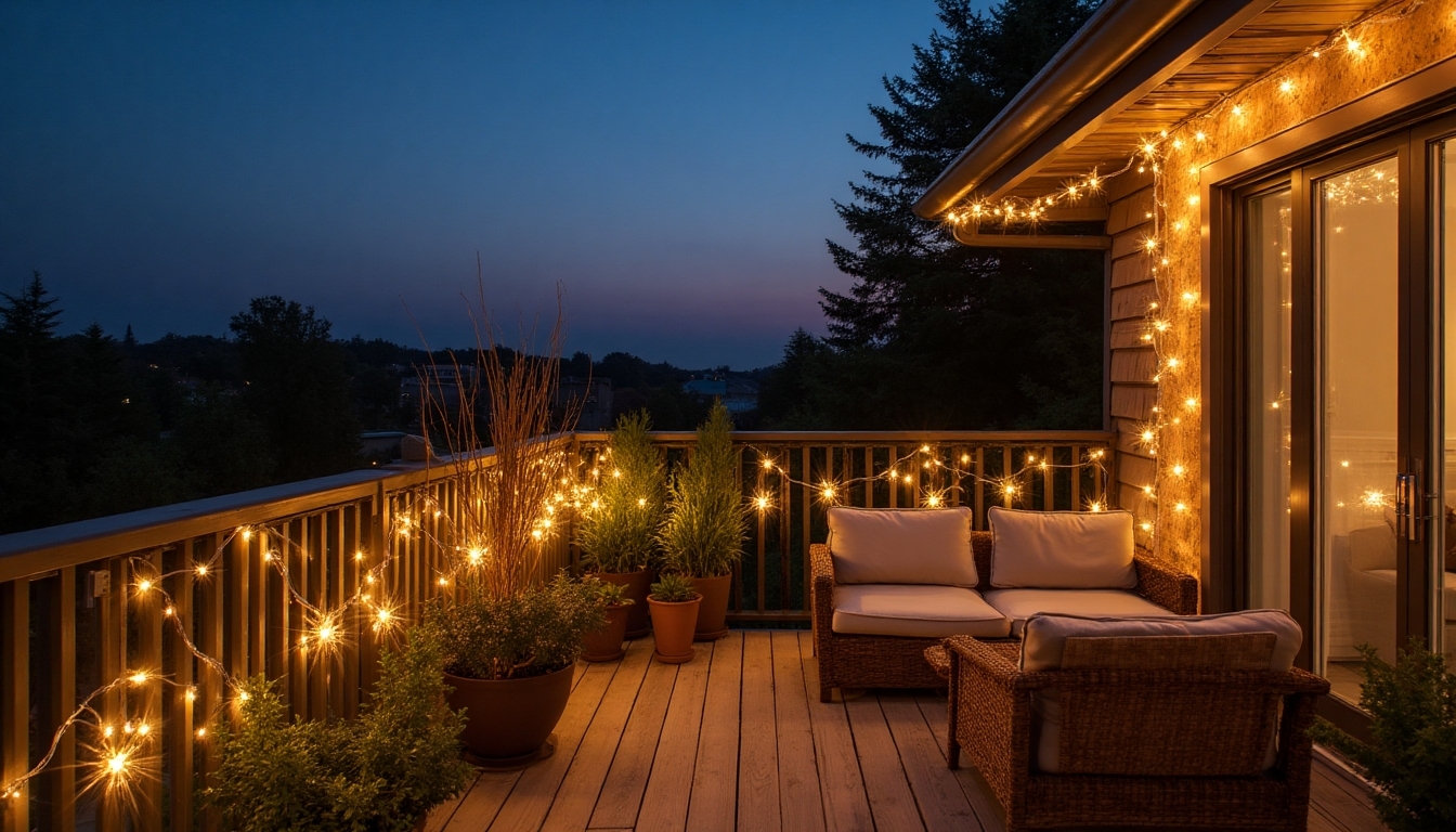 magical balcony lighting ideas