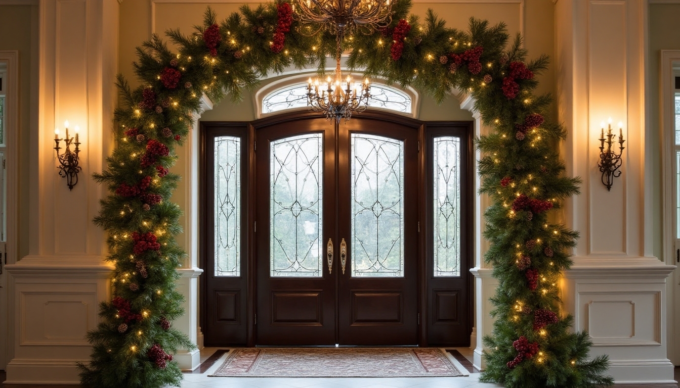 magical holiday garland display