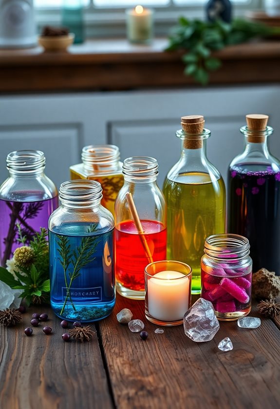 magical potion jar decor
